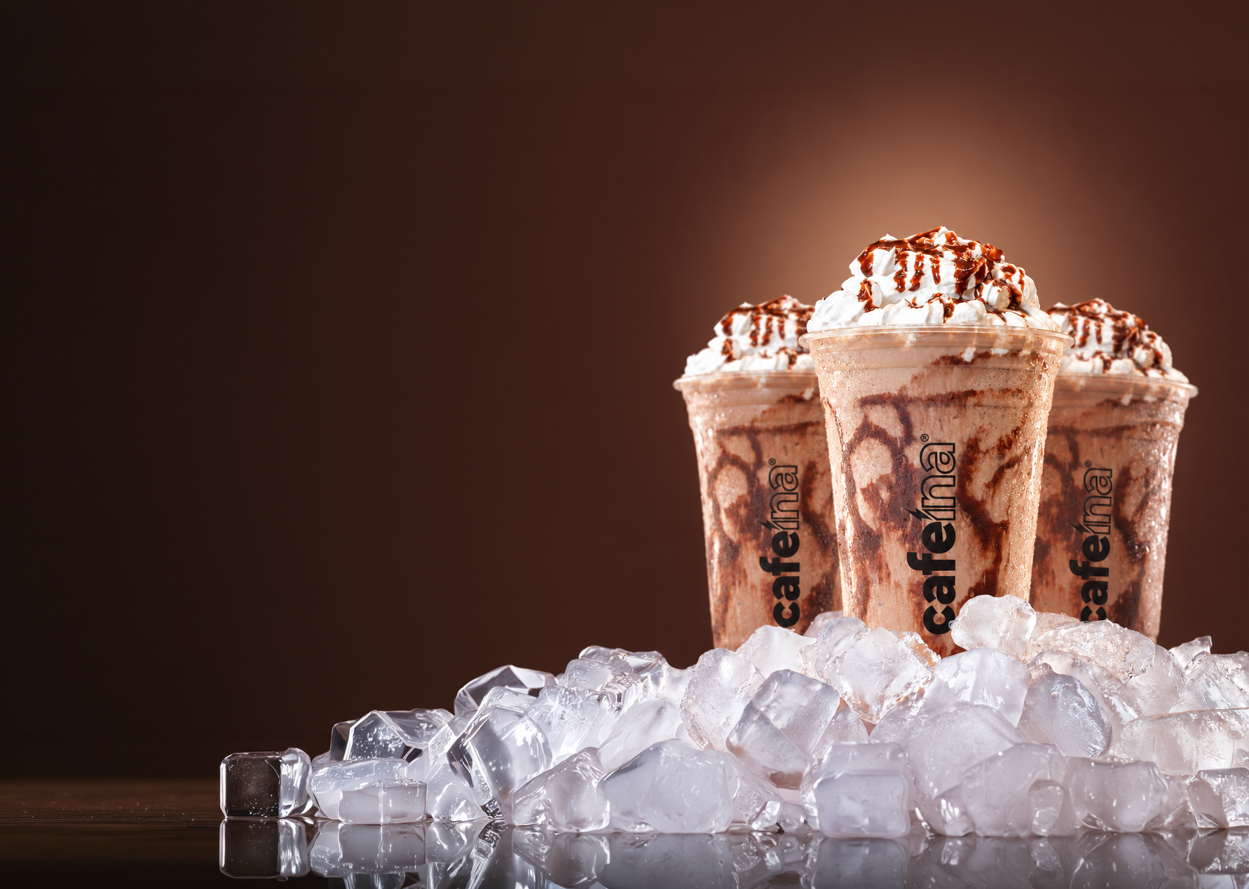 Frapp&eacute;s de chocolate de Cafe&iacute;na